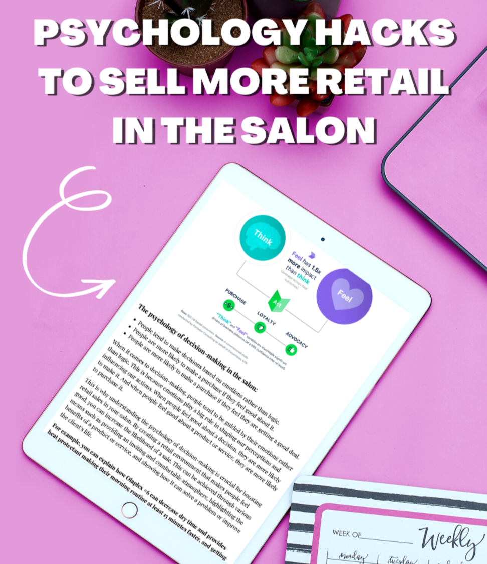 Psychology Hacks to Sell More Retail in The Salon PDF Download